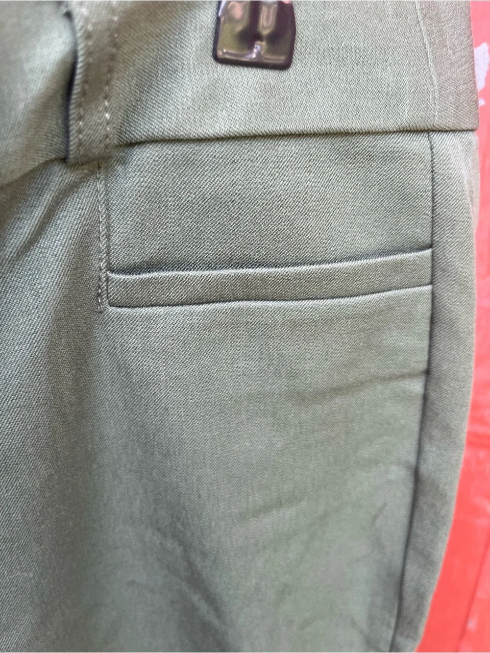 NWT Banana Republic Sloan size 6 Green Dress Pants